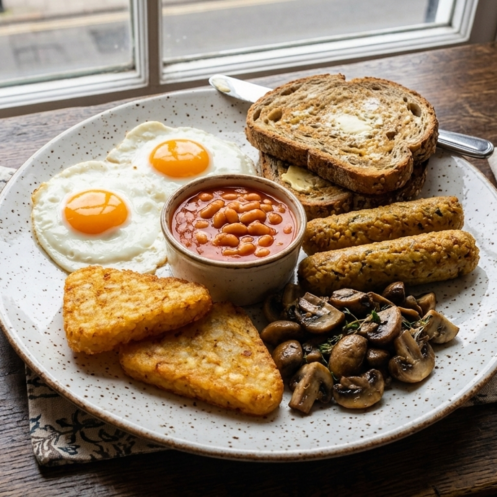 Full English Breakfast (Vegetarian)